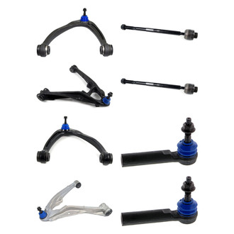 Mevotech® - Supreme™ Front Lower and Upper Control Arm with Ball Joint and Tie Rod End Kit