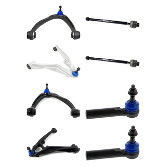 Mevotech® - Supreme™ Front Lower and Upper Control Arm with Ball Joint and Tie Rod End Kit