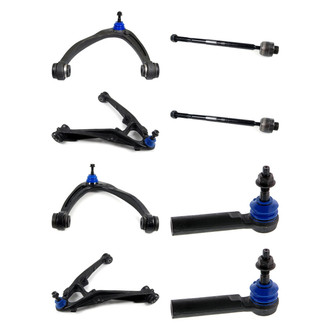 Mevotech® - Supreme™ Front Lower and Upper Control Arm with Ball Joint and Tie Rod End Kit