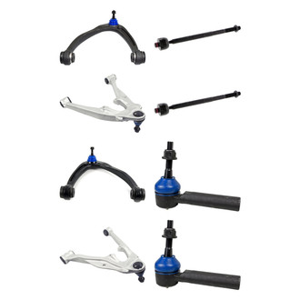 Mevotech® - Supreme™ Front Lower and Upper Control Arm with Ball Joint and Tie Rod End Kit