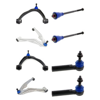 Mevotech® - Supreme™ Front Lower and Upper Control Arm with Ball Joint and Tie Rod End Kit