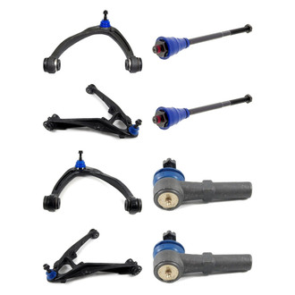Mevotech® - Supreme™ Front Lower and Upper Control Arm with Ball Joint and Tie Rod End Kit