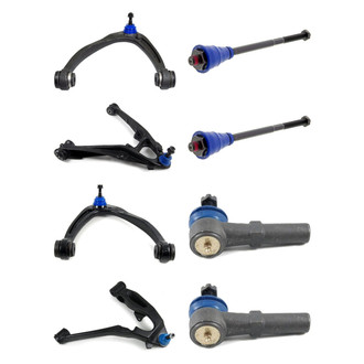 Mevotech® - Supreme™ Front Lower and Upper Control Arm with Ball Joint and Tie Rod End Kit