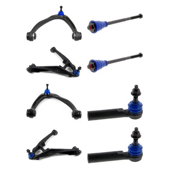 Mevotech® - Supreme™ Front Lower and Upper Control Arm with Ball Joint and Tie Rod End Kit