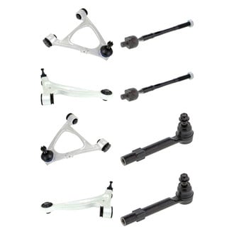 Mevotech® - Supreme™ Front Lower and Upper Control Arm with Ball Joint and Tie Rod End Kit