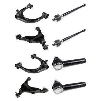 Mevotech® - Supreme™ Front Lower and Upper Control Arm with Ball Joint and Tie Rod End Kit