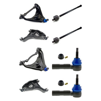 Mevotech® - Supreme™ Front Lower and Upper Control Arm with Ball Joint and Tie Rod End Kit