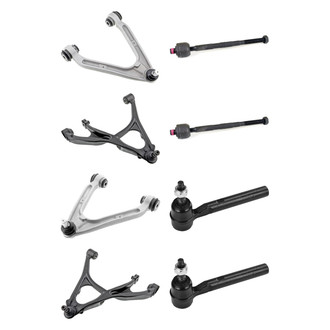 Mevotech® - Supreme™ Front Lower and Upper Control Arm with Ball Joint and Tie Rod End Kit