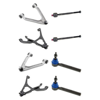 Mevotech® - Supreme™ Front Lower and Upper Control Arm with Ball Joint and Tie Rod End Kit