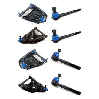 Mevotech® - Supreme™ Front Lower and Upper Control Arm with Ball Joint and Tie Rod End Kit