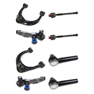 Mevotech® - Supreme™ Front Lower and Upper Control Arm with Ball Joint and Tie Rod End Kit