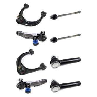 Mevotech® - Supreme™ Front Lower and Upper Control Arm with Ball Joint and Tie Rod End Kit