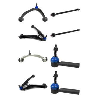 Mevotech® - Supreme™ Front Lower and Upper Control Arm with Ball Joint and Tie Rod End Kit