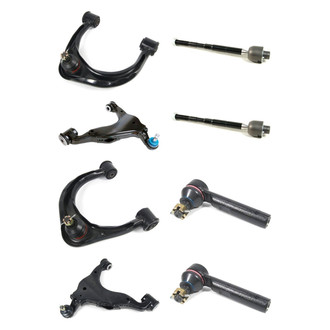 Mevotech® - Supreme™ Front Lower and Upper Control Arm with Ball Joint and Tie Rod End Kit