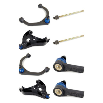 Mevotech® - Supreme™ Front Lower and Upper Control Arm with Ball Joint and Tie Rod End Kit