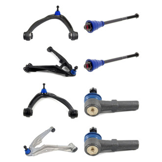 Mevotech® - Supreme™ Front Lower and Upper Control Arm with Ball Joint and Tie Rod End Kit