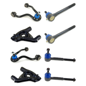 Mevotech® - Supreme™ Front Lower and Upper Control Arm with Ball Joint and Tie Rod End Kit