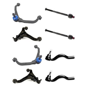 Mevotech® - Supreme™ Front Lower and Upper Control Arm with Ball Joint and Tie Rod End Kit