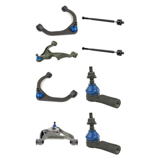 Mevotech® - Supreme™ Front Lower and Upper Control Arm with Ball Joint and Tie Rod End Kit