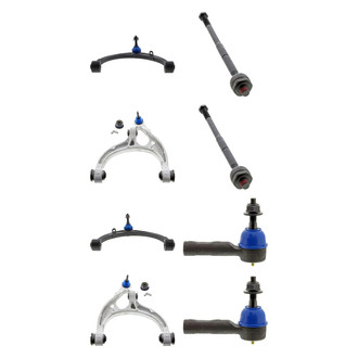 Mevotech® - Supreme™ Front Lower and Upper Control Arm with Ball Joint and Tie Rod End Kit