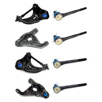 Mevotech® - Supreme™ Front Lower and Upper Control Arm with Ball Joint and Tie Rod End Kit