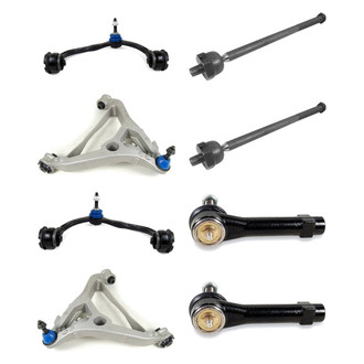Mevotech® - Supreme™ Front Lower and Upper Control Arm with Ball Joint and Tie Rod End Kit