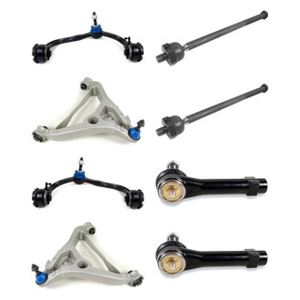 Mevotech® - Supreme™ Front Lower and Upper Control Arm with Ball Joint and Tie Rod End Kit