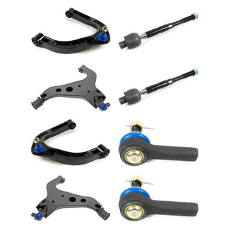 Mevotech® - Supreme™ Front Lower and Upper Control Arm with Ball Joint and Tie Rod End Kit