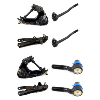 Mevotech® - Supreme™ Front Lower and Upper Control Arm with Ball Joint and Tie Rod End Kit