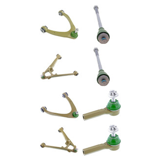 Mevotech® - TTX™ Front Lower and Upper Control Arm with Ball Joint and Tie Rod End Kit