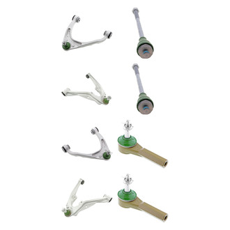 Mevotech® - TTX™ Front Lower and Upper Control Arm with Ball Joint and Tie Rod End Kit