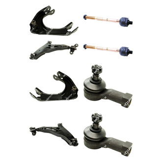 Mevotech® - Original Grade™ Front Lower and Upper Control Arm with Ball Joint and Tie Rod End Kit