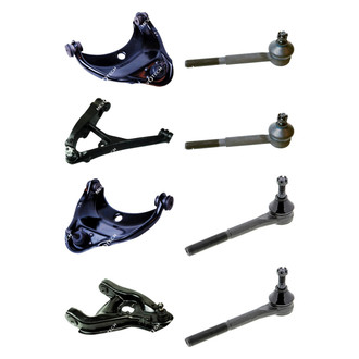 Mevotech® - Original Grade™ Front Lower and Upper Control Arm with Ball Joint and Tie Rod End Kit
