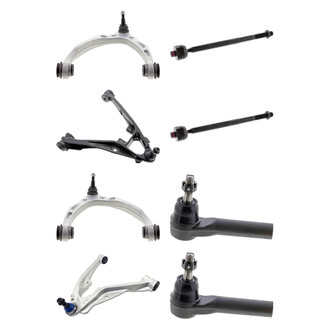 Mevotech® - Original Grade™ Front Lower and Upper Control Arm with Ball Joint and Tie Rod End Kit