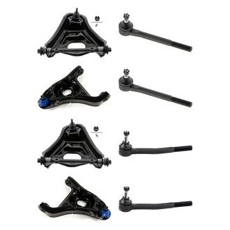 Mevotech® - Original Grade™ Front Lower and Upper Control Arm with Ball Joint and Tie Rod End Kit