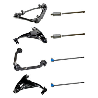Mevotech® - Original Grade™ Front Lower and Upper Control Arm with Ball Joint and Tie Rod End Kit