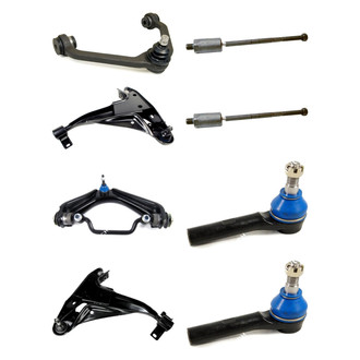 Mevotech® - Original Grade™ Front Lower and Upper Control Arm with Ball Joint and Tie Rod End Kit