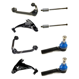 Mevotech® - Original Grade™ Front Lower and Upper Control Arm with Ball Joint and Tie Rod End Kit
