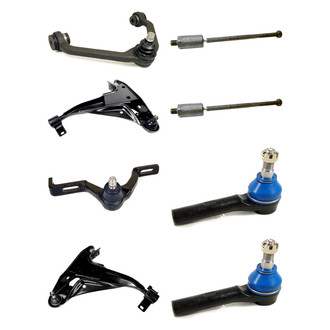 Mevotech® - Original Grade™ Front Lower and Upper Control Arm with Ball Joint and Tie Rod End Kit