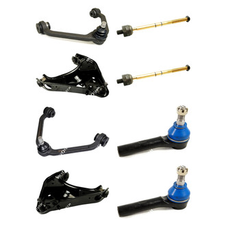 Mevotech® - Original Grade™ Front Lower and Upper Control Arm with Ball Joint and Tie Rod End Kit