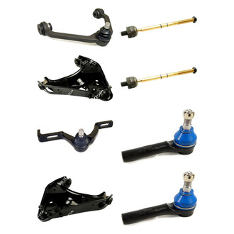 Mevotech® - Original Grade™ Front Lower and Upper Control Arm with Ball Joint and Tie Rod End Kit