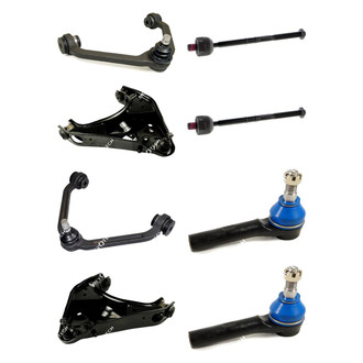 Mevotech® - Original Grade™ Front Lower and Upper Control Arm with Ball Joint and Tie Rod End Kit