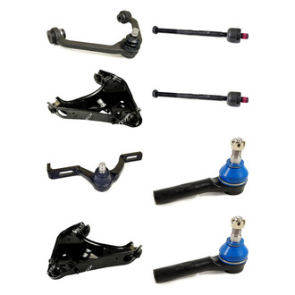 Mevotech® - Original Grade™ Front Lower and Upper Control Arm with Ball Joint and Tie Rod End Kit