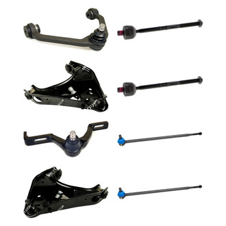 Mevotech® - Original Grade™ Front Lower and Upper Control Arm with Ball Joint and Tie Rod End Kit