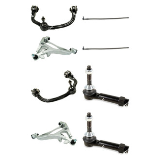 Mevotech® - Original Grade™ Front Lower and Upper Control Arm with Ball Joint and Tie Rod End Kit