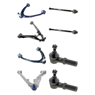 Mevotech® - Original Grade™ Front Lower and Upper Control Arm with Ball Joint and Tie Rod End Kit
