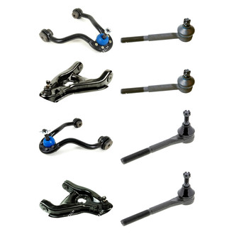 Mevotech® - Original Grade™ Front Lower and Upper Control Arm with Ball Joint and Tie Rod End Kit