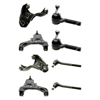 Mevotech® - Original Grade™ Front Lower and Upper Control Arm with Ball Joint and Tie Rod End Kit