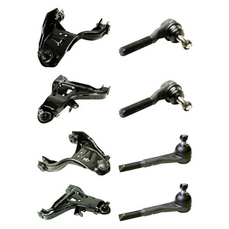 Mevotech® - Original Grade™ Front Lower and Upper Control Arm with Ball Joint and Tie Rod End Kit