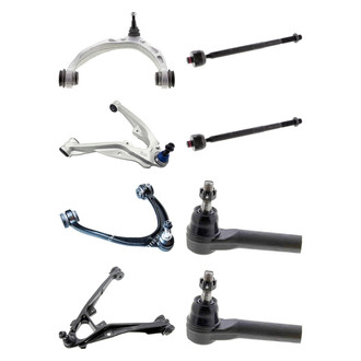 Mevotech® - Original Grade™ Front Lower and Upper Control Arm with Ball Joint and Tie Rod End Kit